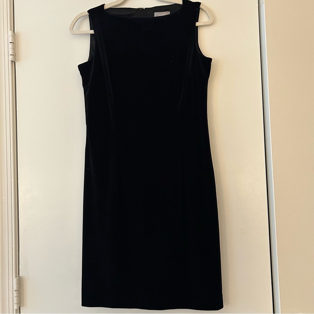 Old Navy Collection Velvet Black Midi Dress